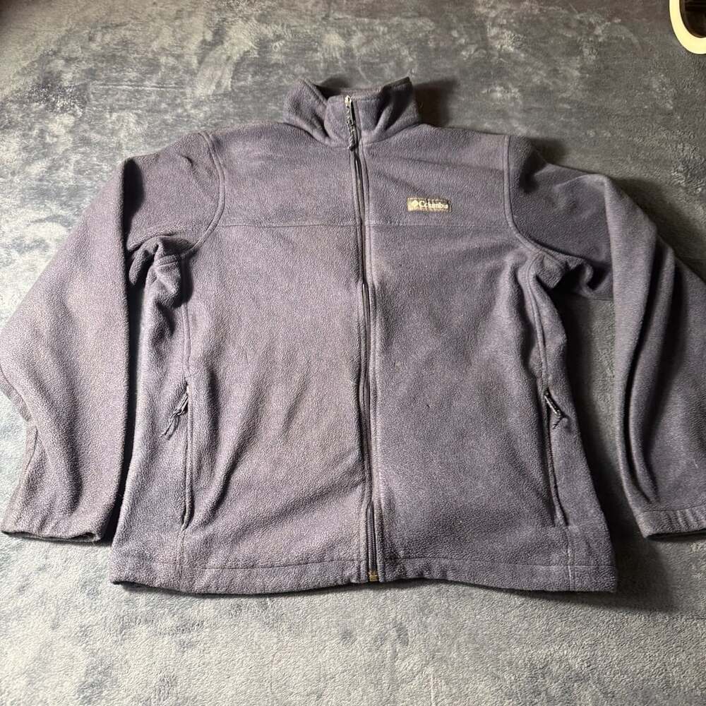 Columbia Full Zip Fleece Jacket Gray